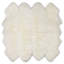  Tapis long en laine de mouton octo ivoire
