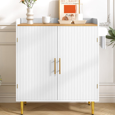 Armoire à café 35 po avec porte-bouteilles et tiroir de rangement