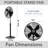 47" Oscillating Pedestal Fan-88045648