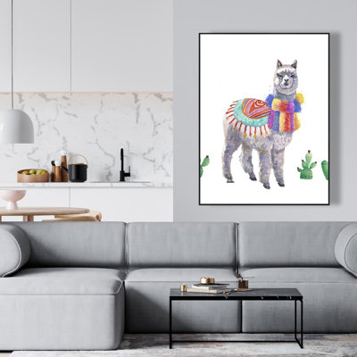 Lama traditionnel péruvien