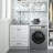 Lawrence - 28" Laundry Cabinet With Faucet And Stainless Steel Sink - White-611887015