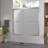 60" Wide Double Sliding Bathroom Door With Hardware And 1/4" (6mm) Tempered Glass, American Design, Easy To Install Up Bathtub Screen Hardware, Step - By Installation Guide For