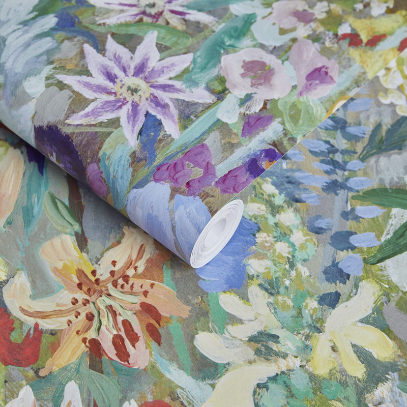 Floribunda 9.84' L x 70.87" W Paintable Wallpaper Roll