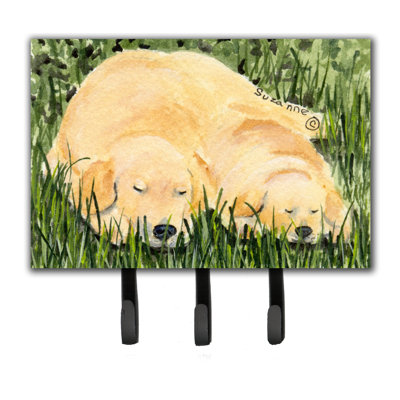 Porte-laisse et porte-clé golden retriever