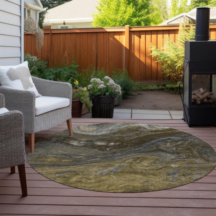 Altair Washable Abstract Indoor / Outdoor Rug