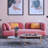 Modern Minimalist Flannel Sofa-1922386225