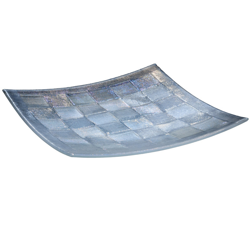 Metro Fusion Handmade Glass Dinner Plate