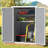4.6 ft. W x 2.9 ft. D x 5.6 ft. H Outdoor Tall Storage Shed With Shelves