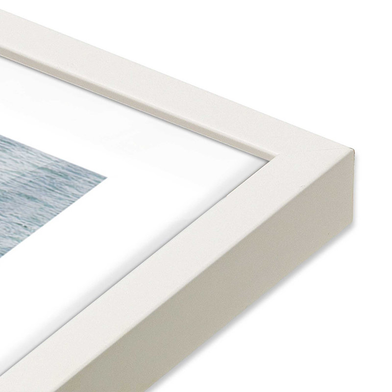 Imprimé Gates of Tranquility, Cadre simple blanc opaque, H 9 po x l 11 po x P 1,25 po