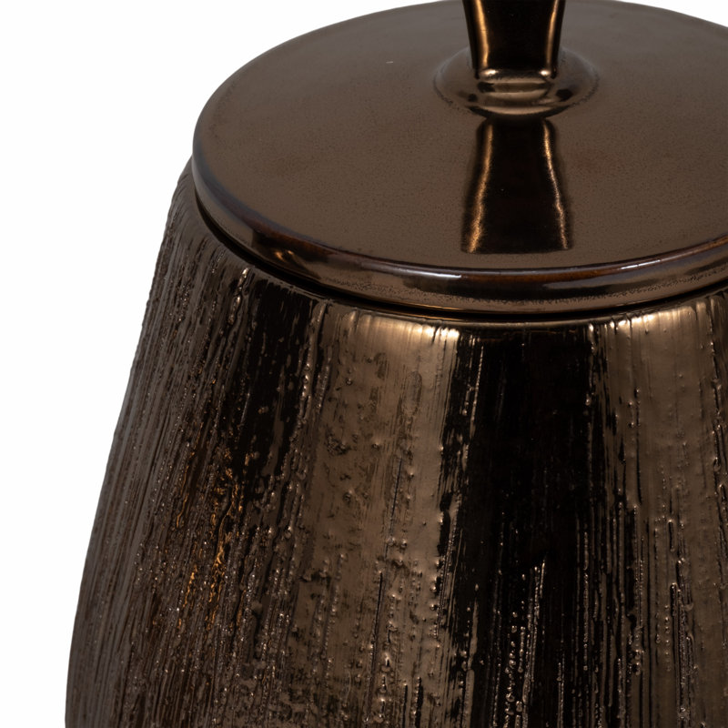 Ensemble de 3 pots en bronze Tiziano