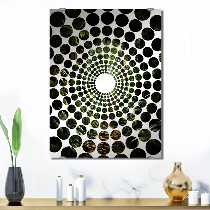Awan - Miroir mural jungle MIR134985, 32 po x 24 po