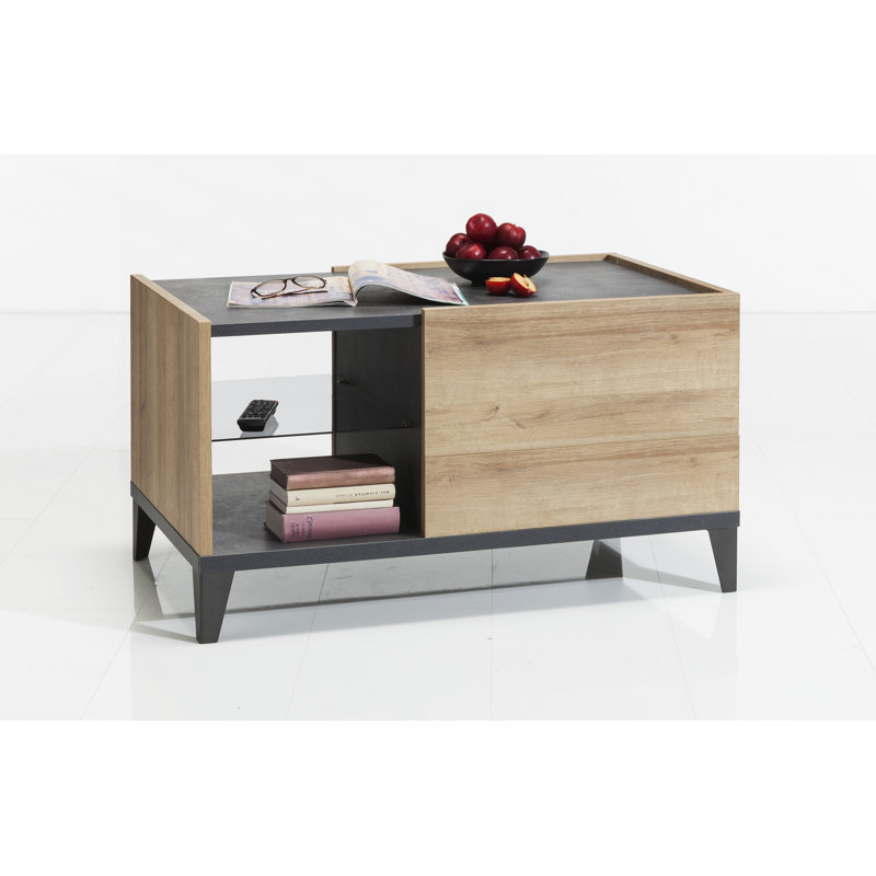 Vittoria Four Leg Coffee Table with Storage