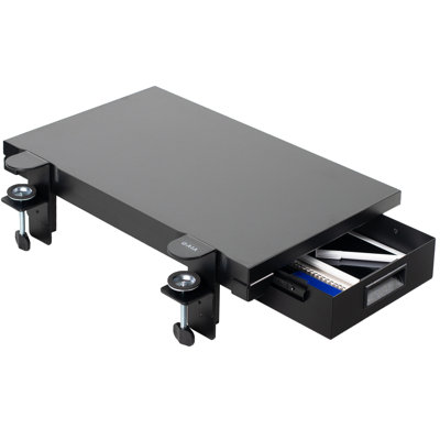 VIVO Premium Clamp-on 24" x 14" Desk Extension with Storage Drawer (DESK-EXT24D)