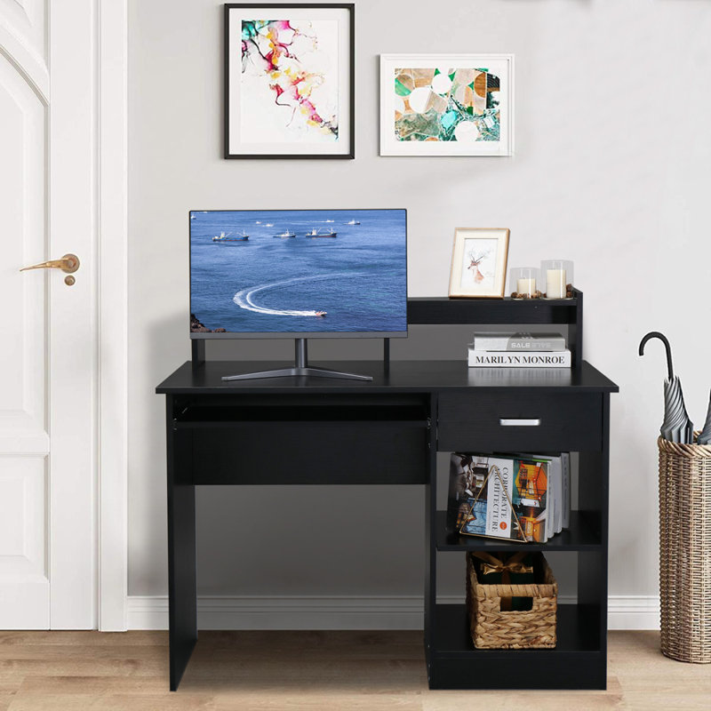 Bowdyn Computer Desk, Black