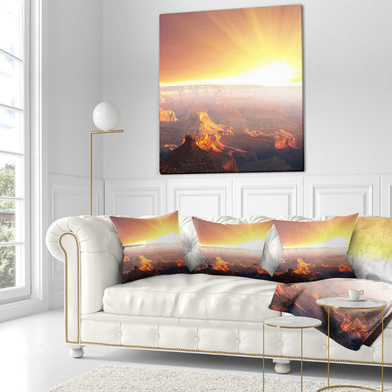 Coussin décoratif Grand Canyon, 16 po x 1 po, Coussin décoratif