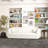 Magali 86.6" Japandi Style Boucle Fabric Sofa-313567898