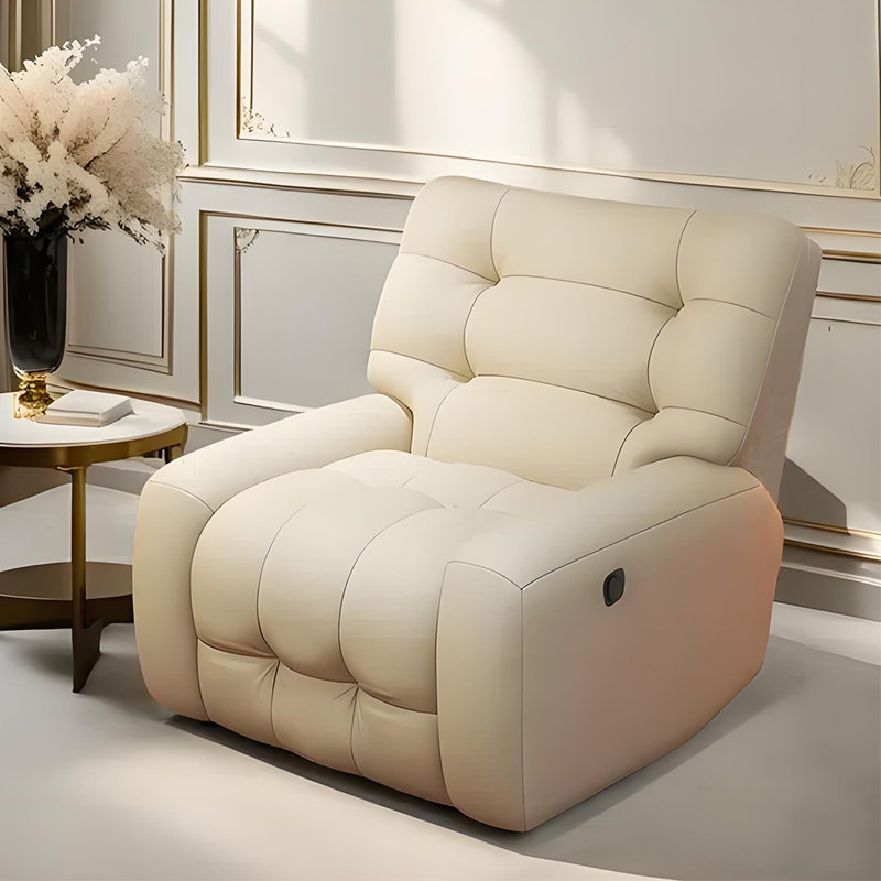 Hyang, Beige Faux Leather