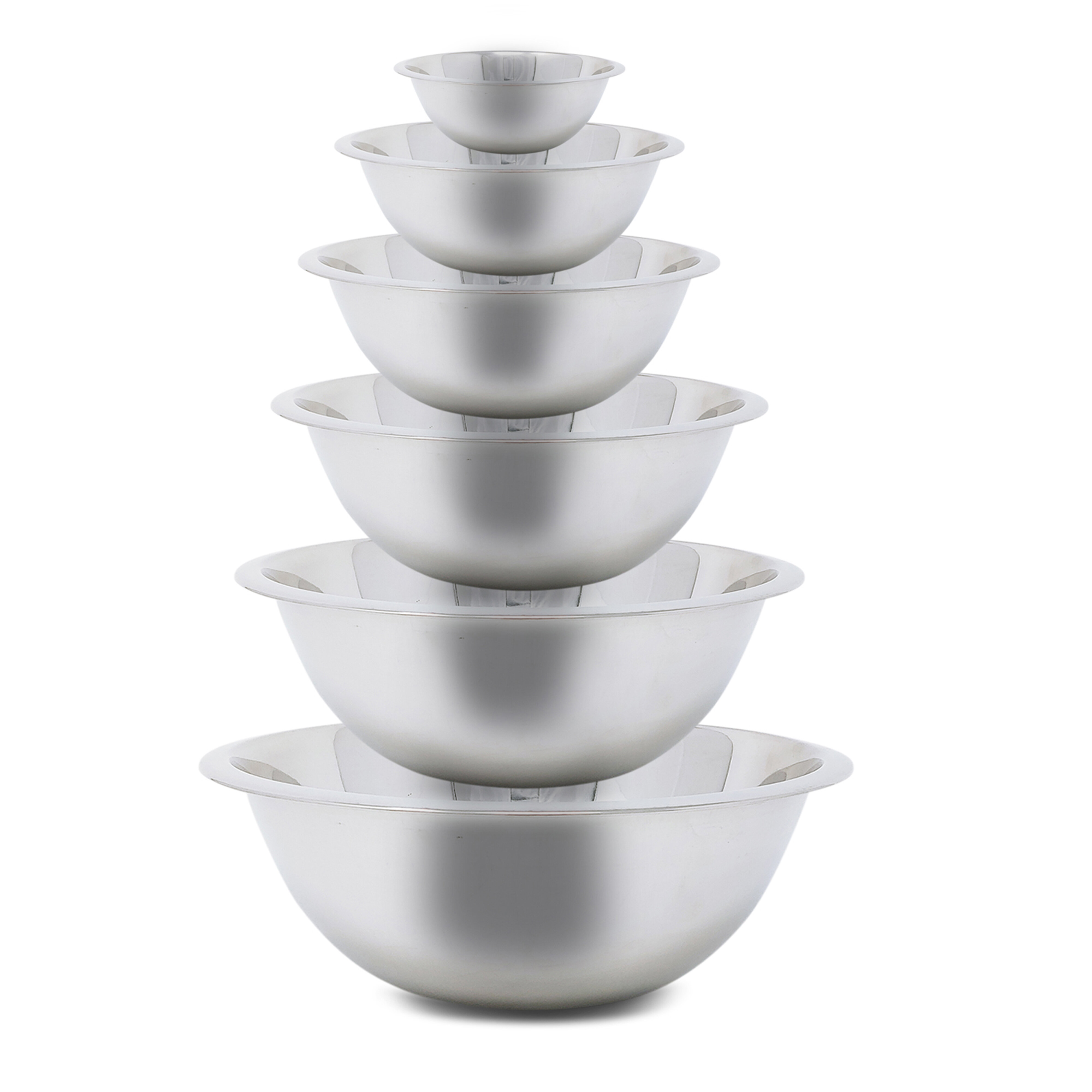 Ceramic 3-Piece Stoneware Nesting Kitchen Mixing Bowl Set, Multicolor -  GoodCook