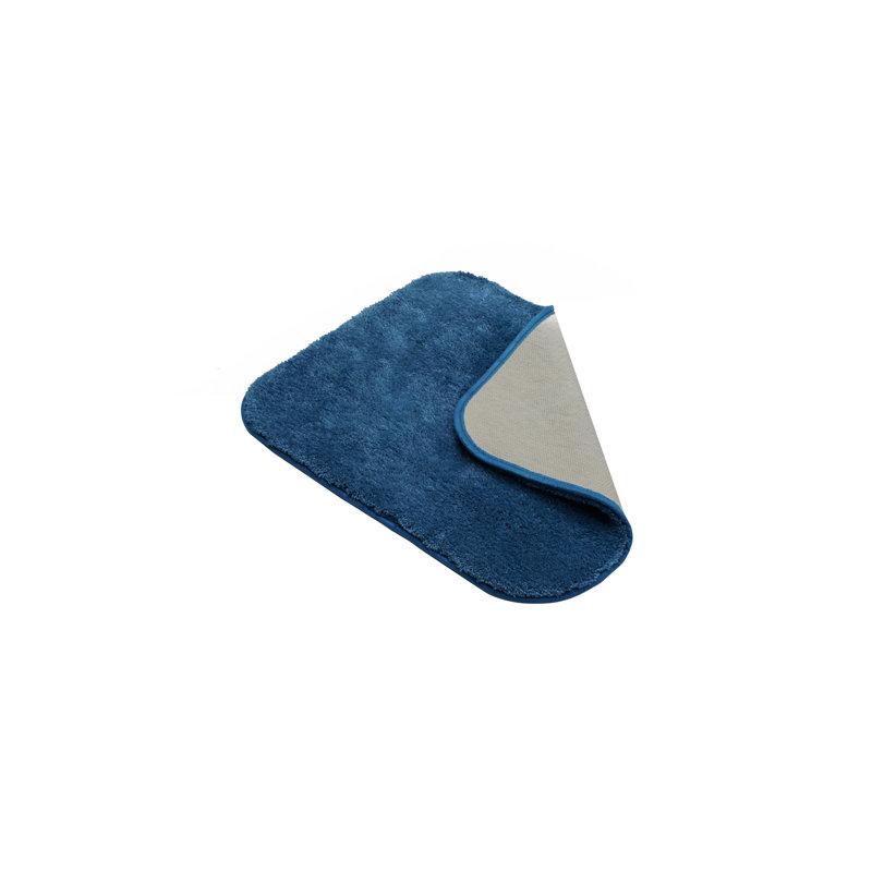 Tapis pour salle de bain Auna, Bleu foncé