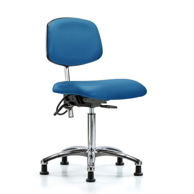Chaise antistatique, Bleu, Patins, Non inclus