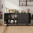 Jamyia Wood Sideboard with 2 Doors and Adjustable Shelves-1115707002-1134328740