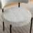 3 Dining - Round Table And 2 Boucle Chairs Luxury Materials With Curved Design