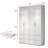 Arayah 63'' Wide Large Vacuum-Formed Armoire