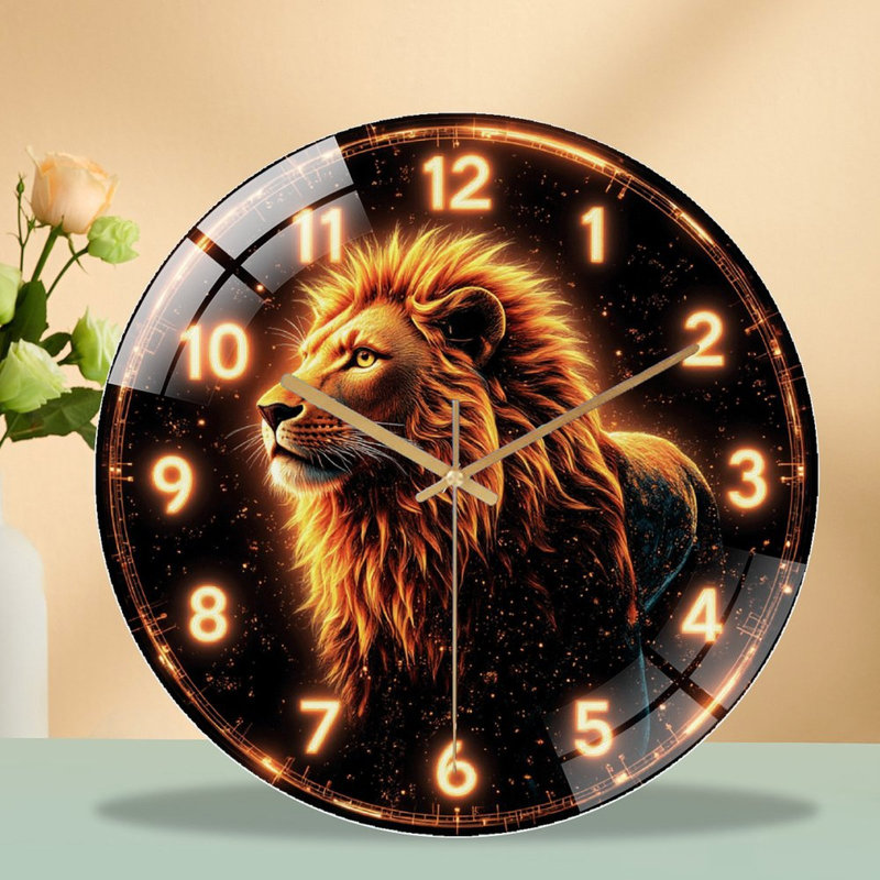 Horloge murale Lion