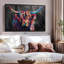 Animal «Art mural en acrylique Highland Cow»-101780355