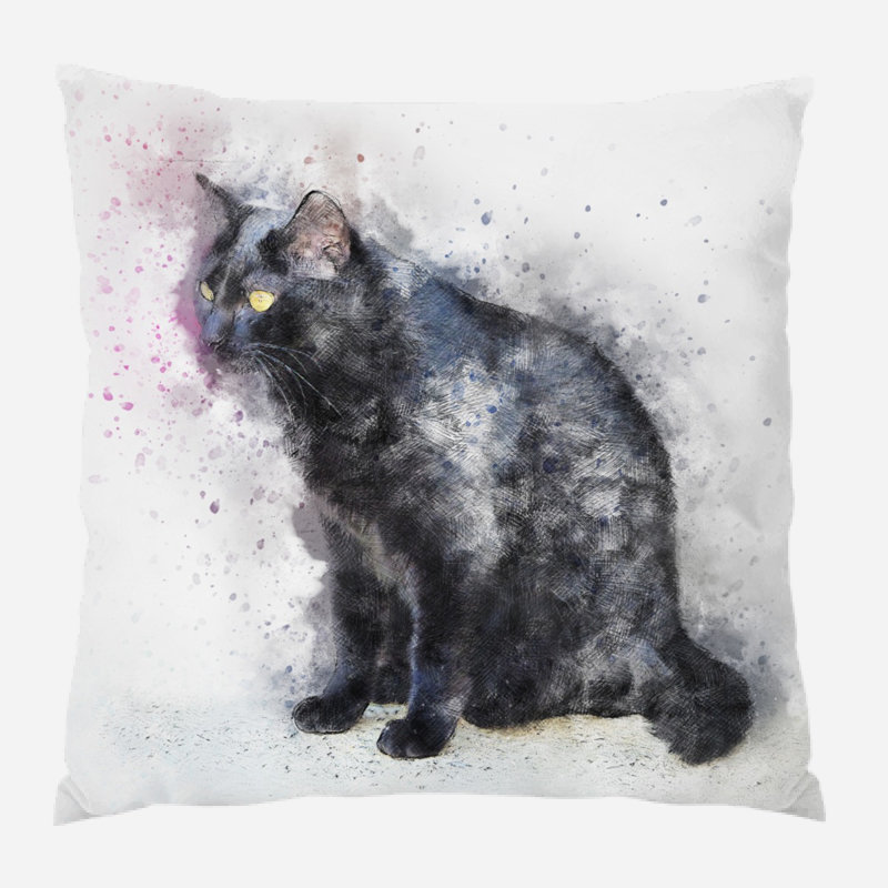 Coussin pour chat Dressler, Microsuède, Intérieur