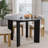 30“H Round Wood Dining Table Kitchen Table with 4 Legs-1933433817-1933433816