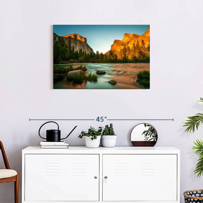 Alvord Yosemite Sunset River, 20" H x 30" W