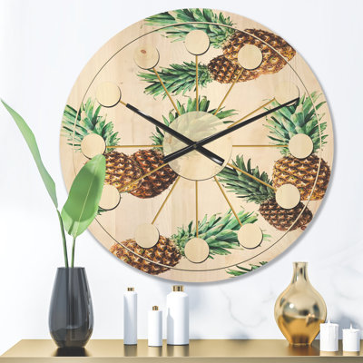 Solid Wood Wall Clock