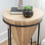 Table de bout en bois massif Dairius