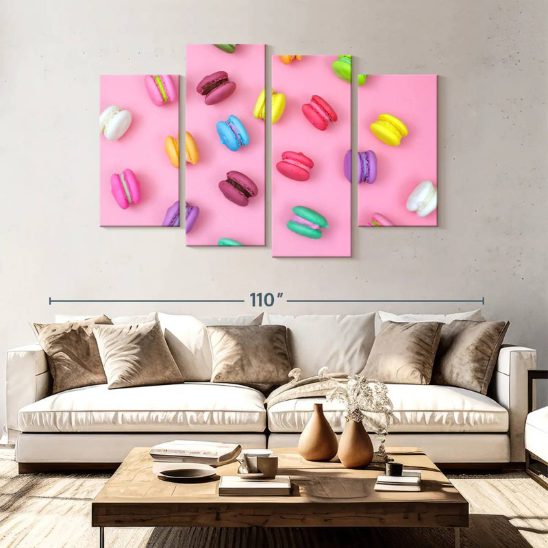 Yarlin Macaron Wheels, 54" H x 84" W
