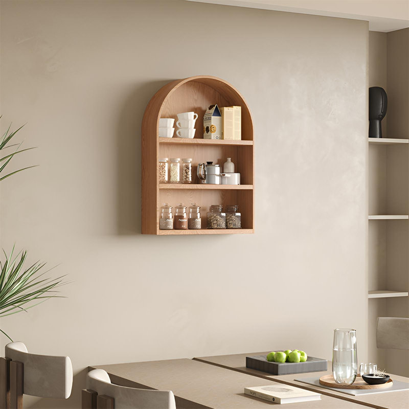 Support à vin mural Nordic Tablette de rangement polyvalente pour la cuisine et la salle à manger