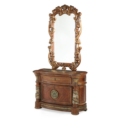 Villa Valencia 1 - Drawer Solid Wood Bachelor's Chest in Brown