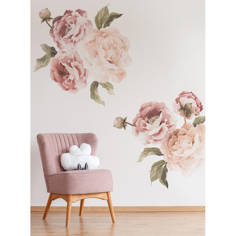 Adhésif décoratif fleur, Vert