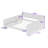 King Size Upholstered Daybed with USB Charging Armrests-1328875497