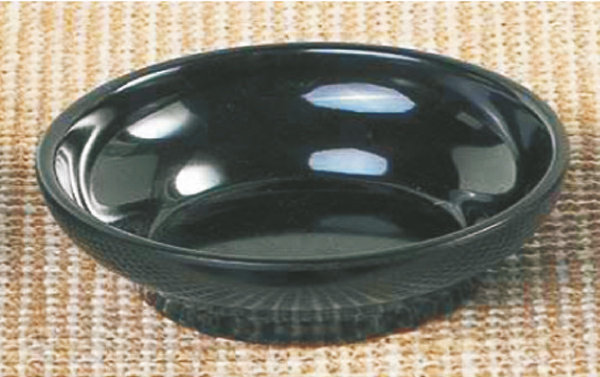 Desserte ramequin mélamine Joline, Noir