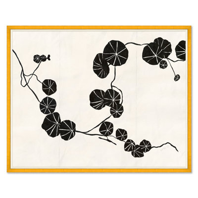 Nasturtium (var. 2) Print by Susan Hable