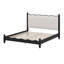 Lit plateforme classique en bois avec tête de lit tapissier festonnée élégante, cadre de lit robuste et durable-1131310918-1131310913