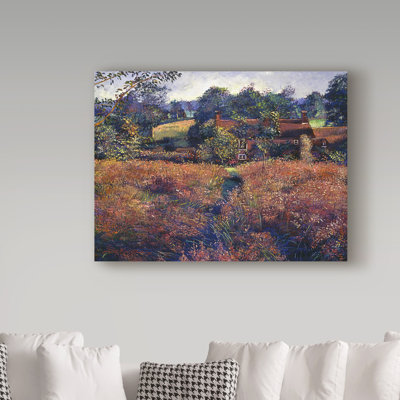Fellman 'English Country Fields' Photographic Print on Wrapped Canvas