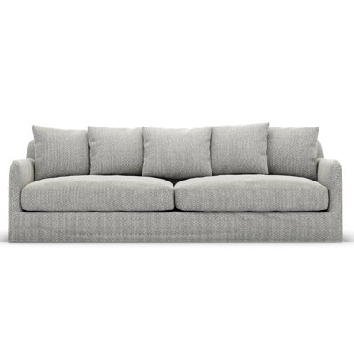 Crinela Outdoor Sofa-92"-Faye Sand by Birch Lane