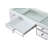 Cosmo 52'' Glass Top Console Table-49291256