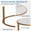 Table basse Makram
