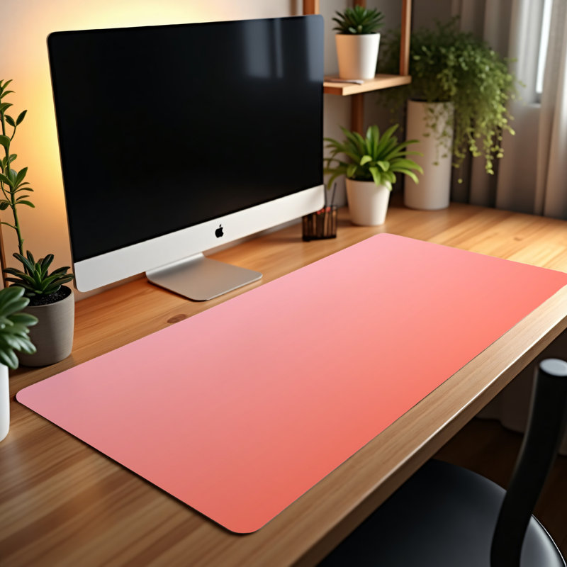 Polyester Desk Pad, 14.4x12.1