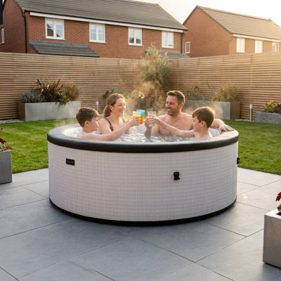 Wave Tahoe | 6-Person Eco Foam Hot Tub | Round | Wi-Fi Integrated Heater