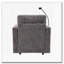 Chaise longue en chenille avec rangement-1153513383