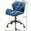 Chaise de bureau pivotante et capitonnée-1585015354